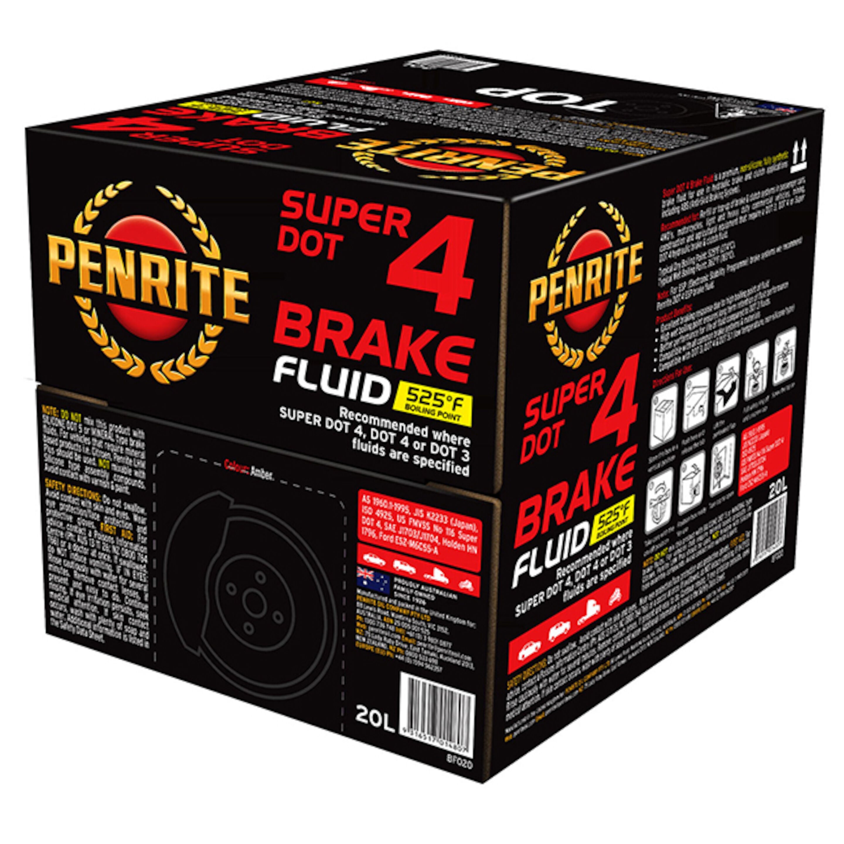 Penrite Super Dot 4 Brake Fluid 20L