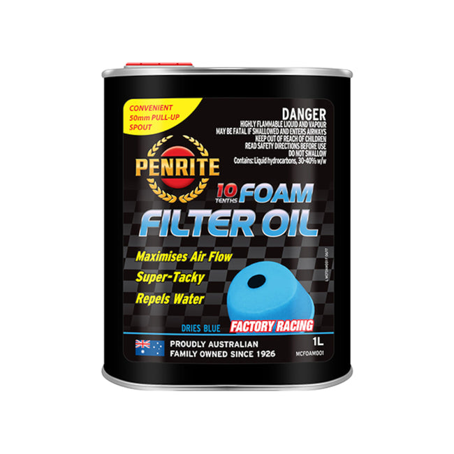 Penrite 10 Tenths Foam Filter Oil 1L Hover Image