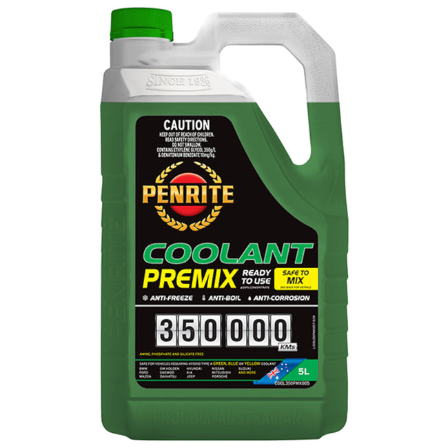 Penrite 350k Green Coolant Premix 5L Hover Image
