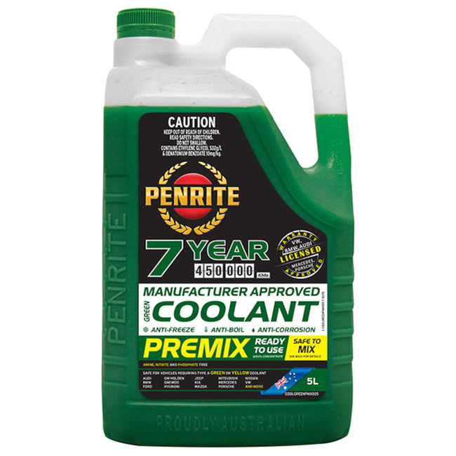 Penrite OEM Green Coolant Premix 5L Hover Image