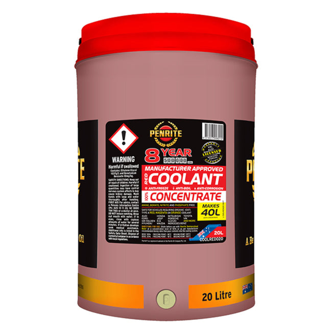Penrite OEM Red Coolant Concentrate 20L Drum Hover Image