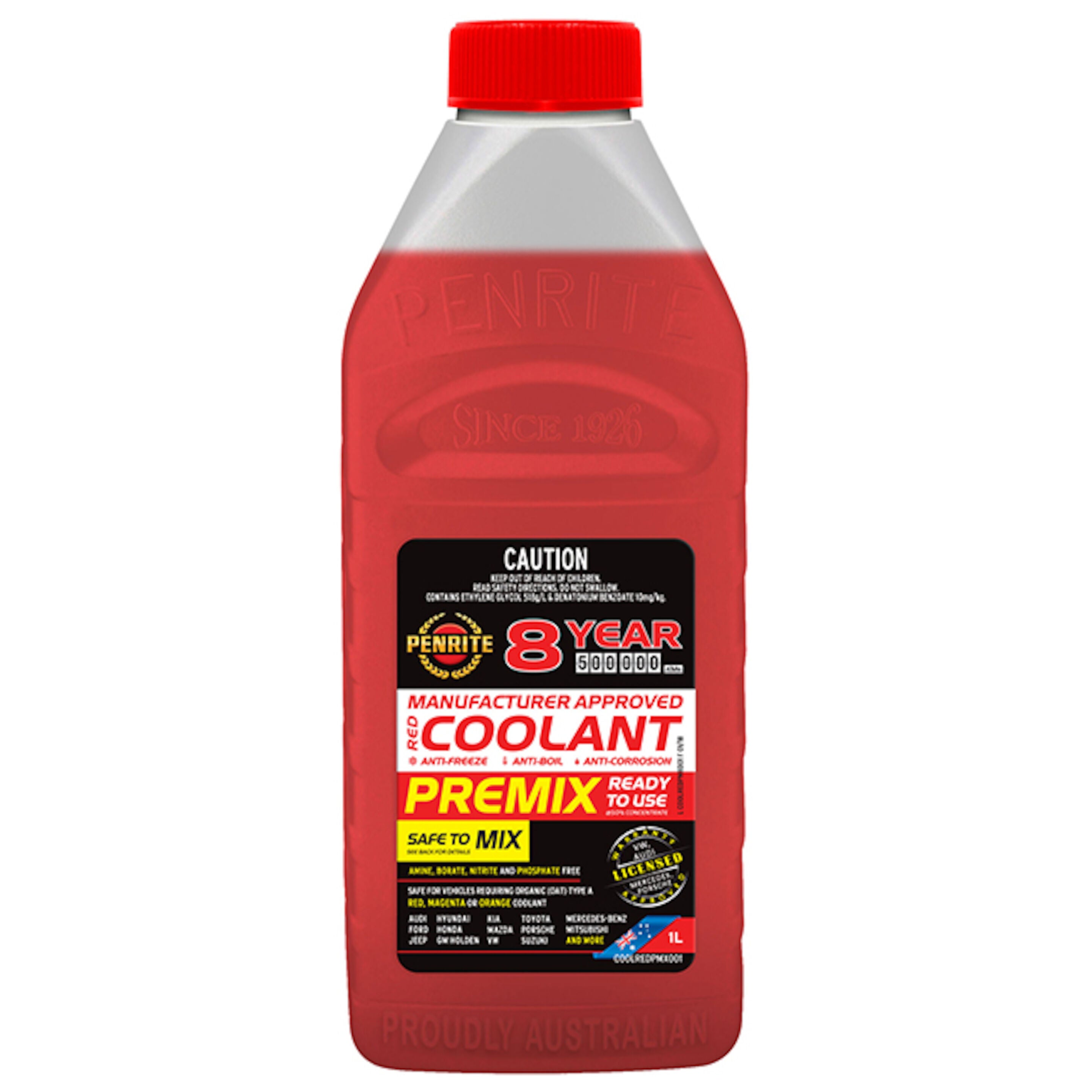Penrite OEM Red Coolant Premix 1L
