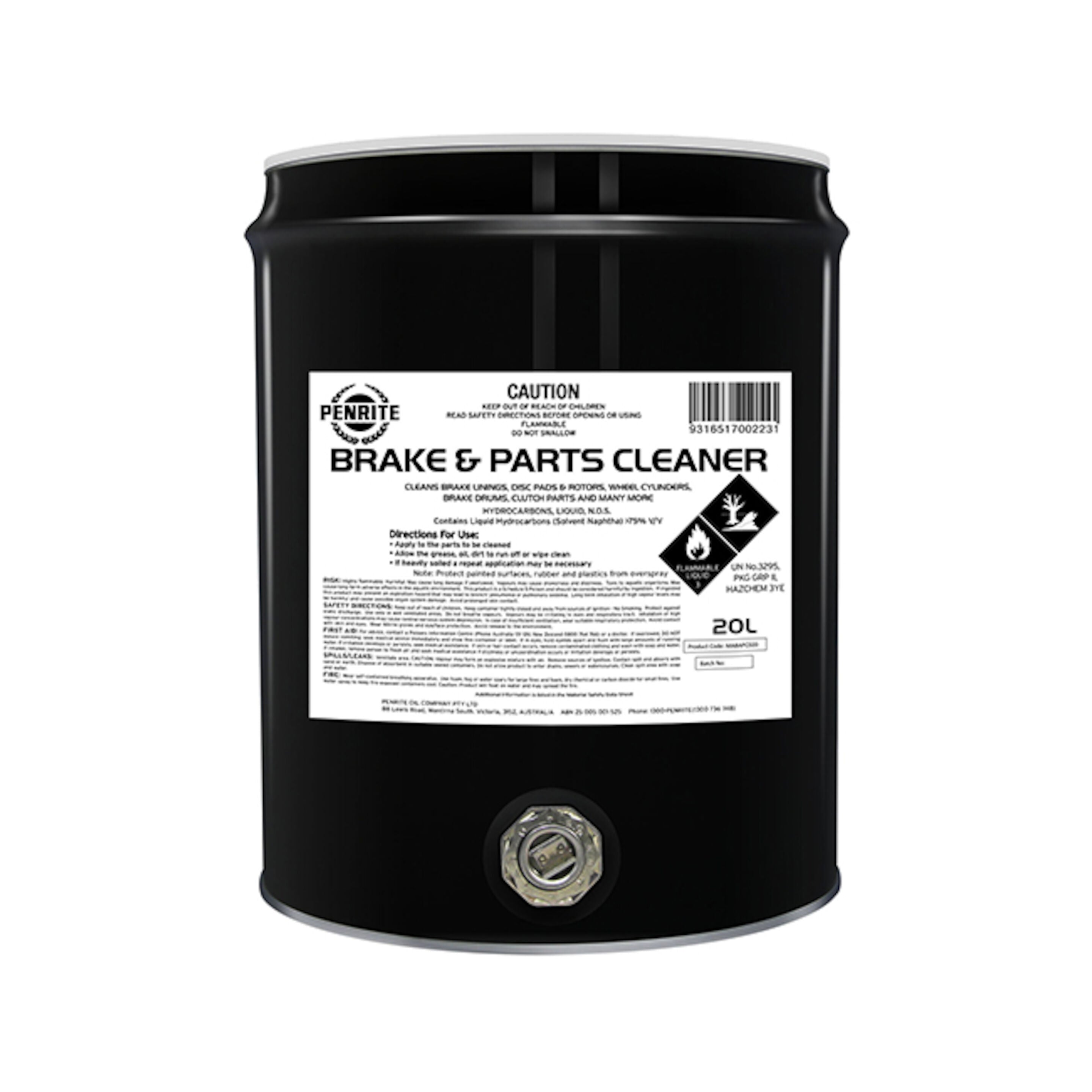 Penrite Brake and Parts Cleaner 20L