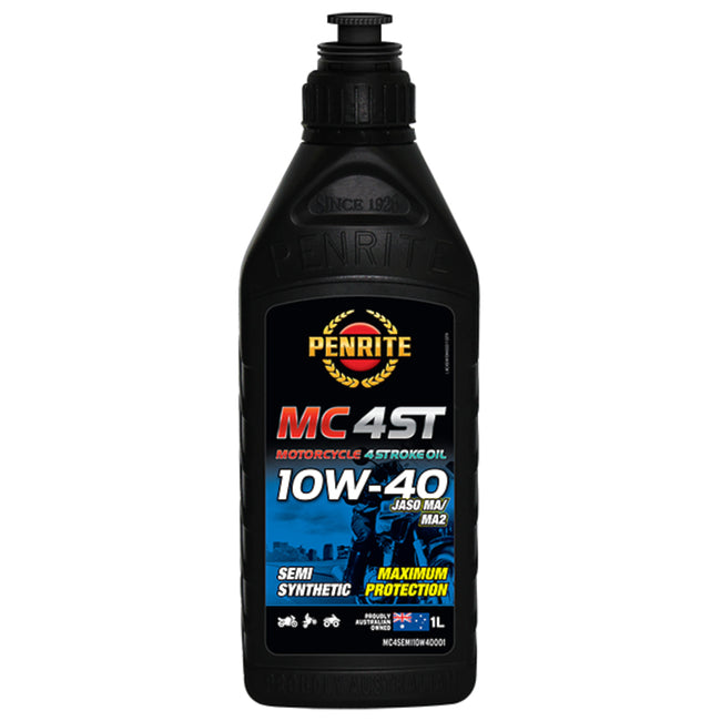 Penrite MC-4ST 10W-40 Semi Synthetic 4 Stroke Oil 1L Hover Image