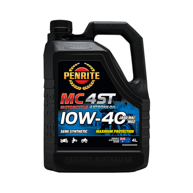 Penrite MC-4ST 10W-40 Semi Synthetic 4 Stroke Oil 4L Hover Image