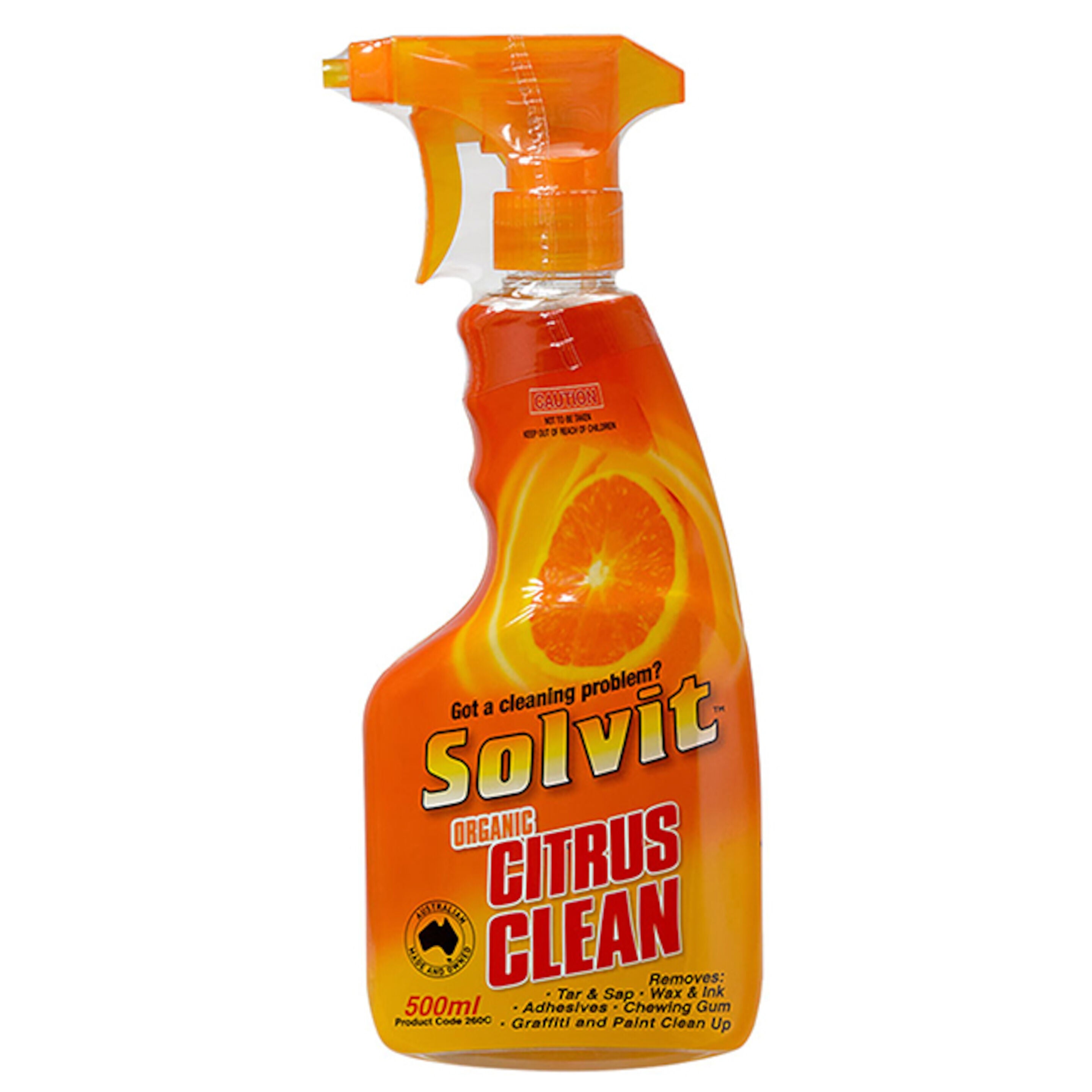 Lightning Solvit Organic Citruse Clean 6 Pack 500mL