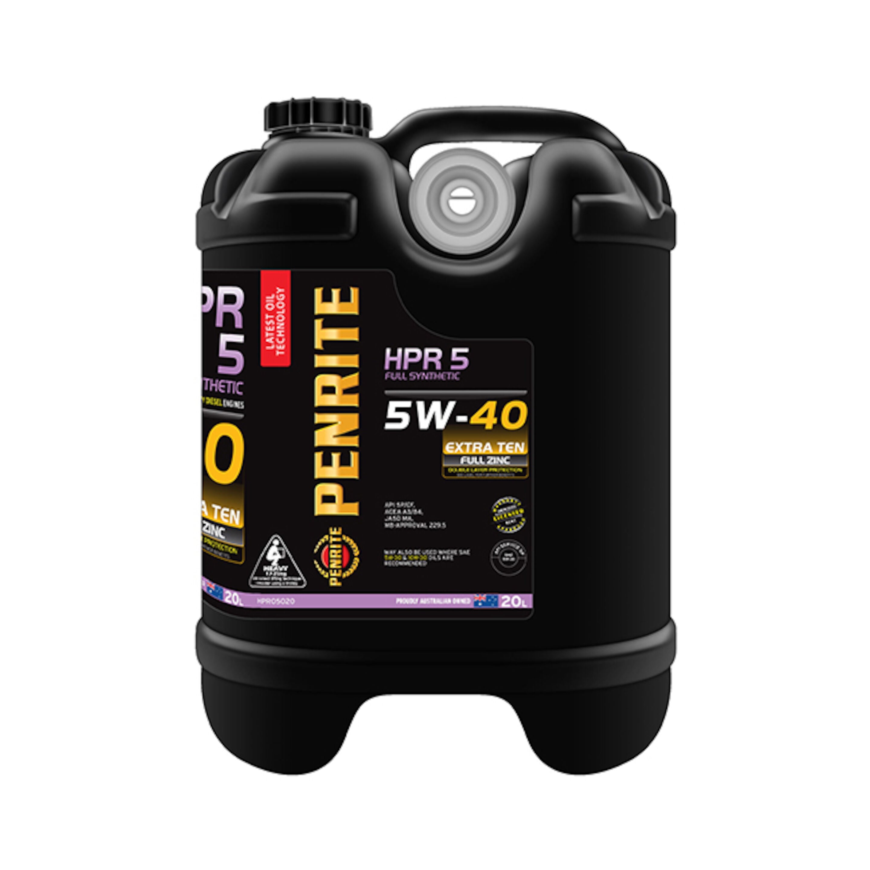 Penrite HPR 5 5W-40 Full Synthetic Engine Oil 20L