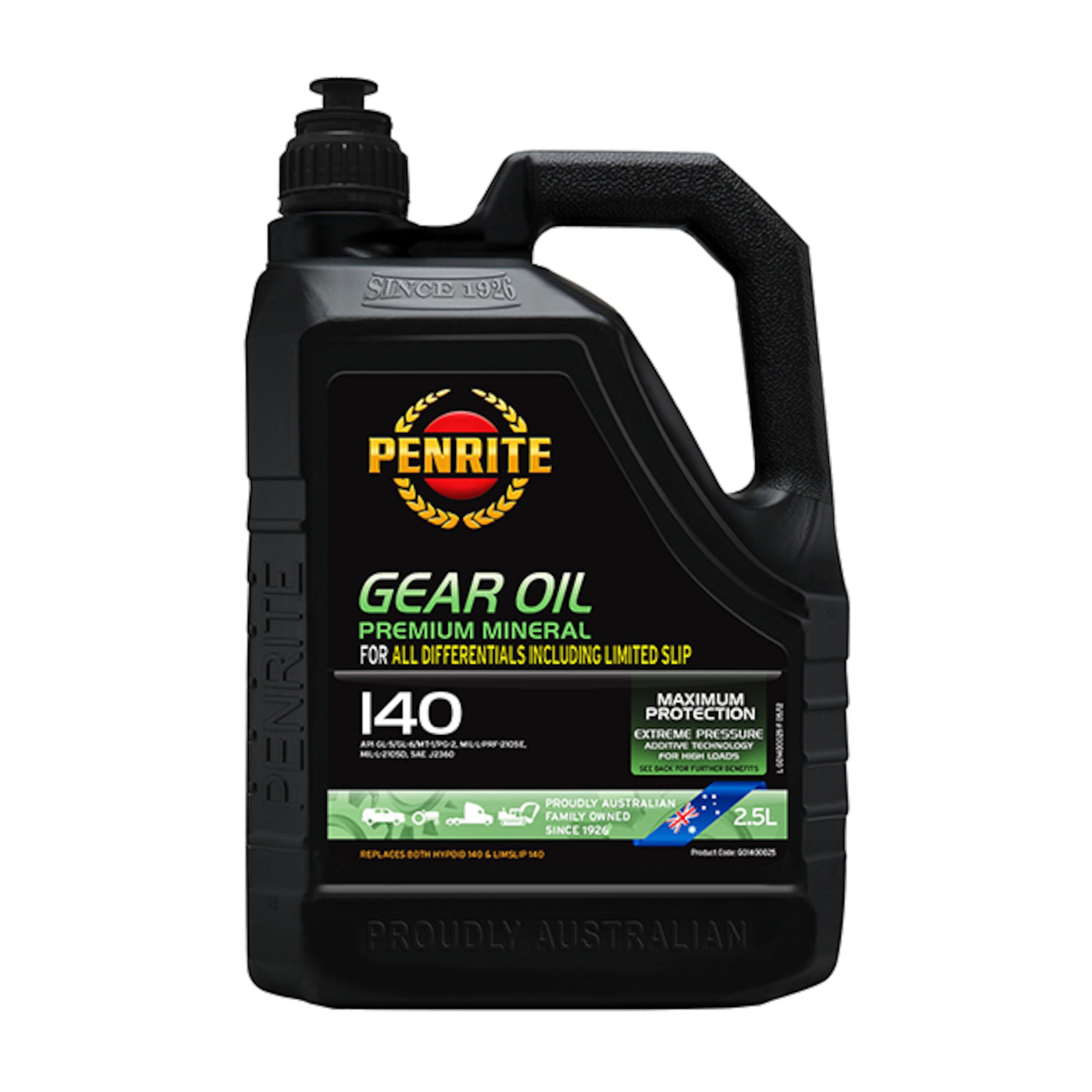 Penrite 140 Mineral Gear Oil 2.5L