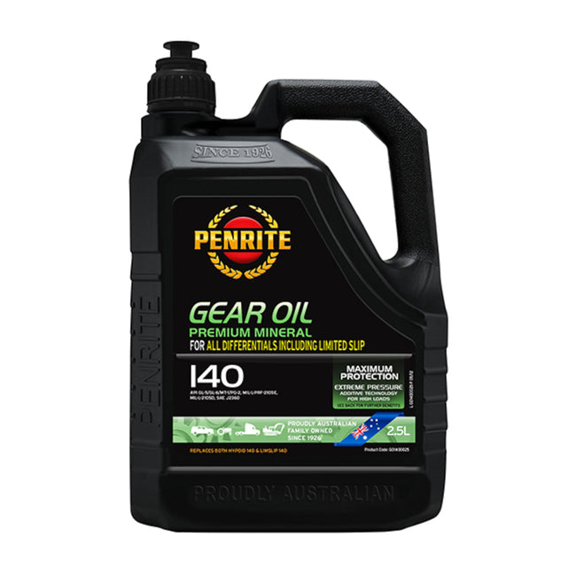 Penrite 140 Mineral Gear Oil 2.5L Hover Image