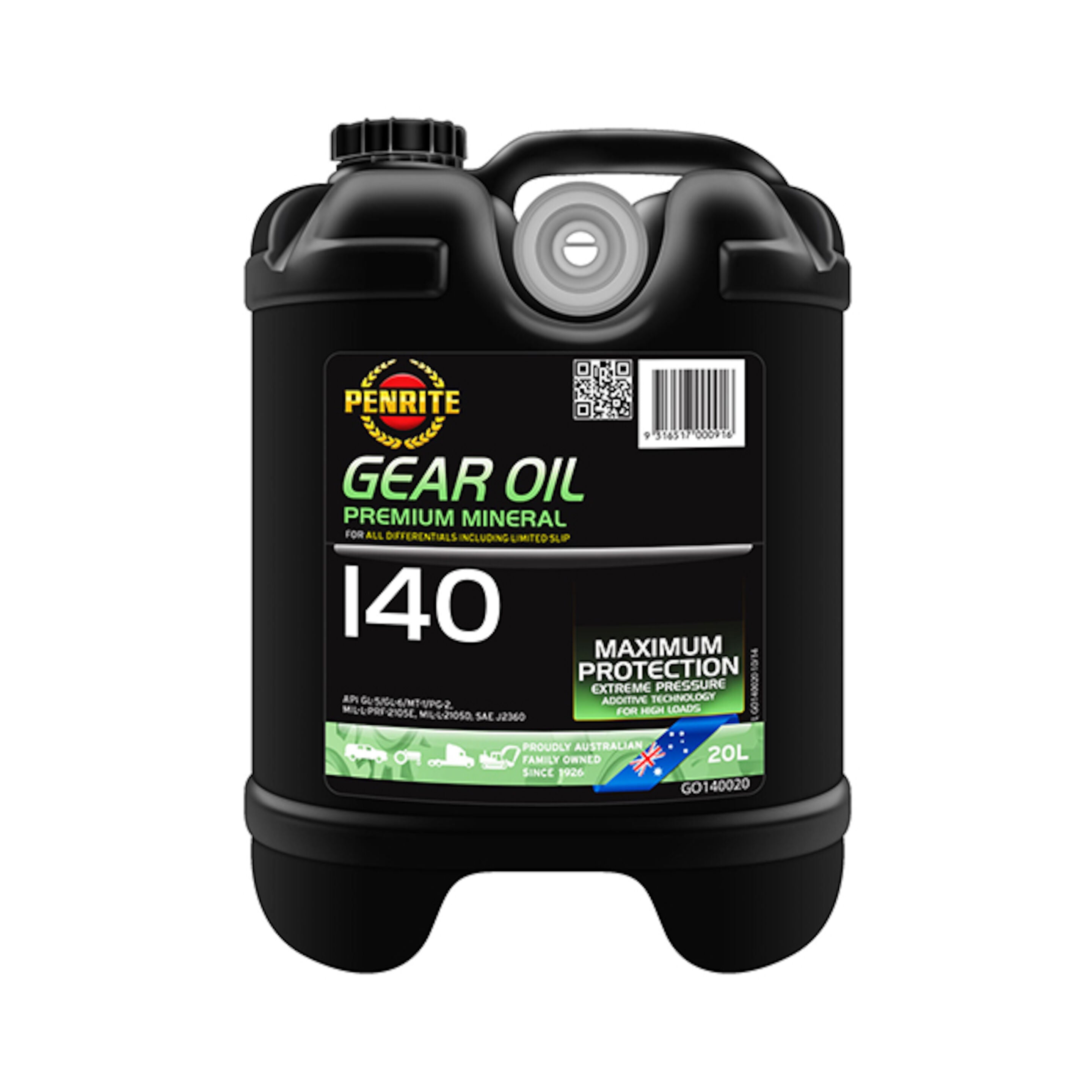 Penrite 140 Mineral Gear Oil 20L