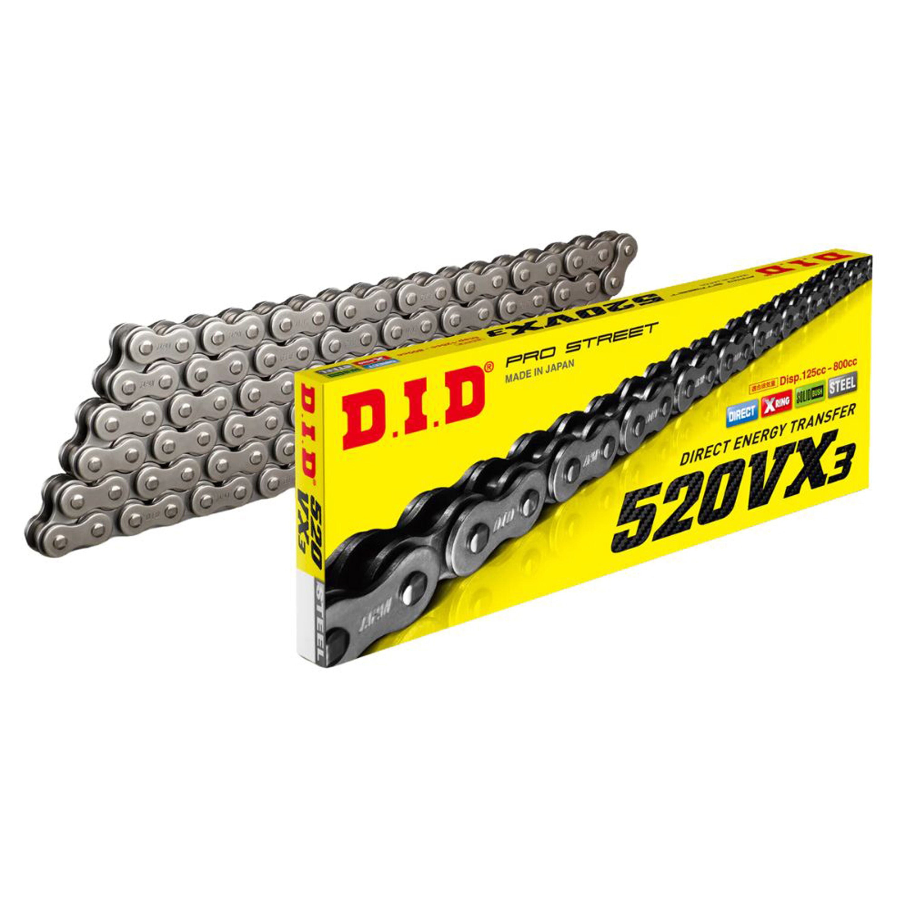 D.I.D Conlinks - 520VX3  FJ  Clip - SS