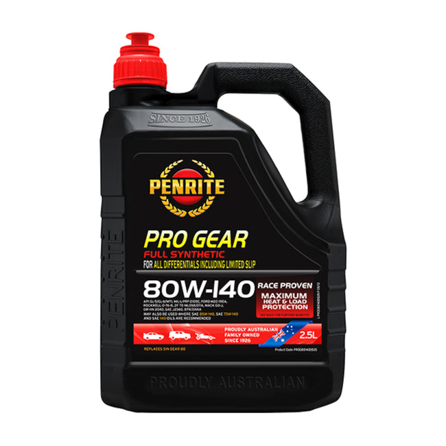 Penrite 80W-140 Premium Full Synthetic Pro Gear Oil 2.5L Hover Image