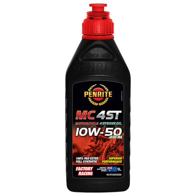 Penrite MC-4ST 10W-50 Full Synthetic 4 Stroke Oil 1L Hover Image