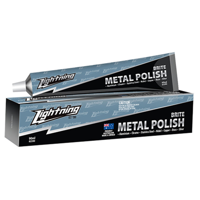 Lightning Cleaner Brite Metal Polish 6 Pack 90mL Hover Image