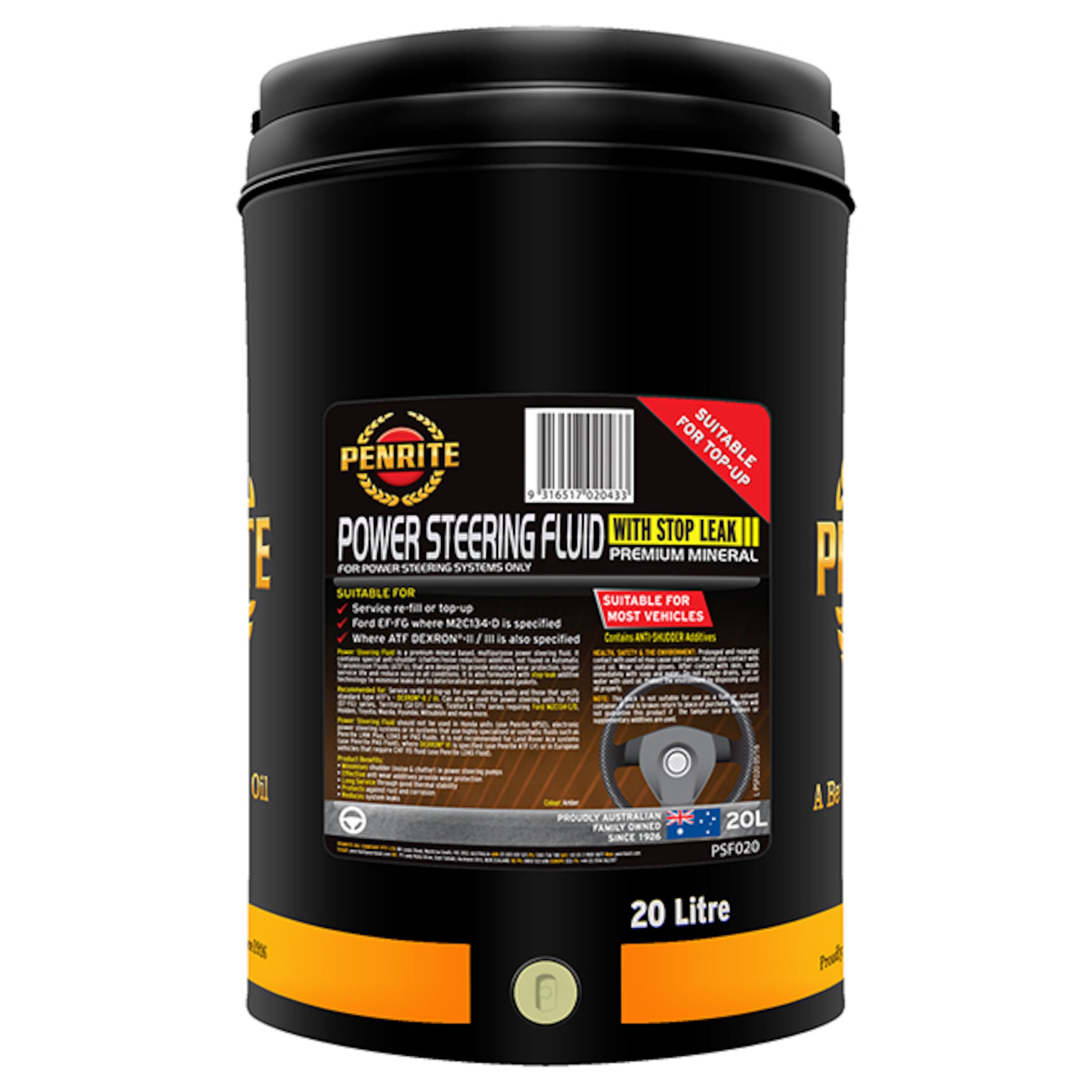 Penrite Power Steering Fluid 20L