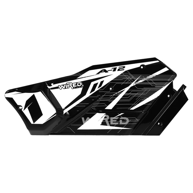 Wired Bikes Spare Part - Mk I - Plastic Kit - 12" Black - Right Hover Image