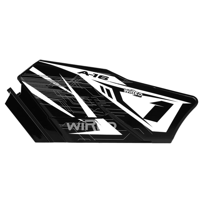 Wired Bikes Spare Part - Mk I - Plastic Kit - 16" Black - Left Hover Image