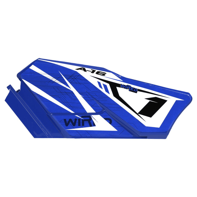 Wired Bikes Spare Part - Mk I - Plastic Kit - 16" Blue - Left Hover Image