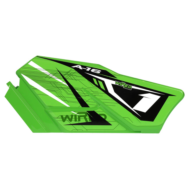 Wired Bikes Spare Part - Mk I - Plastic Kit - 16" Green - Left Hover Image