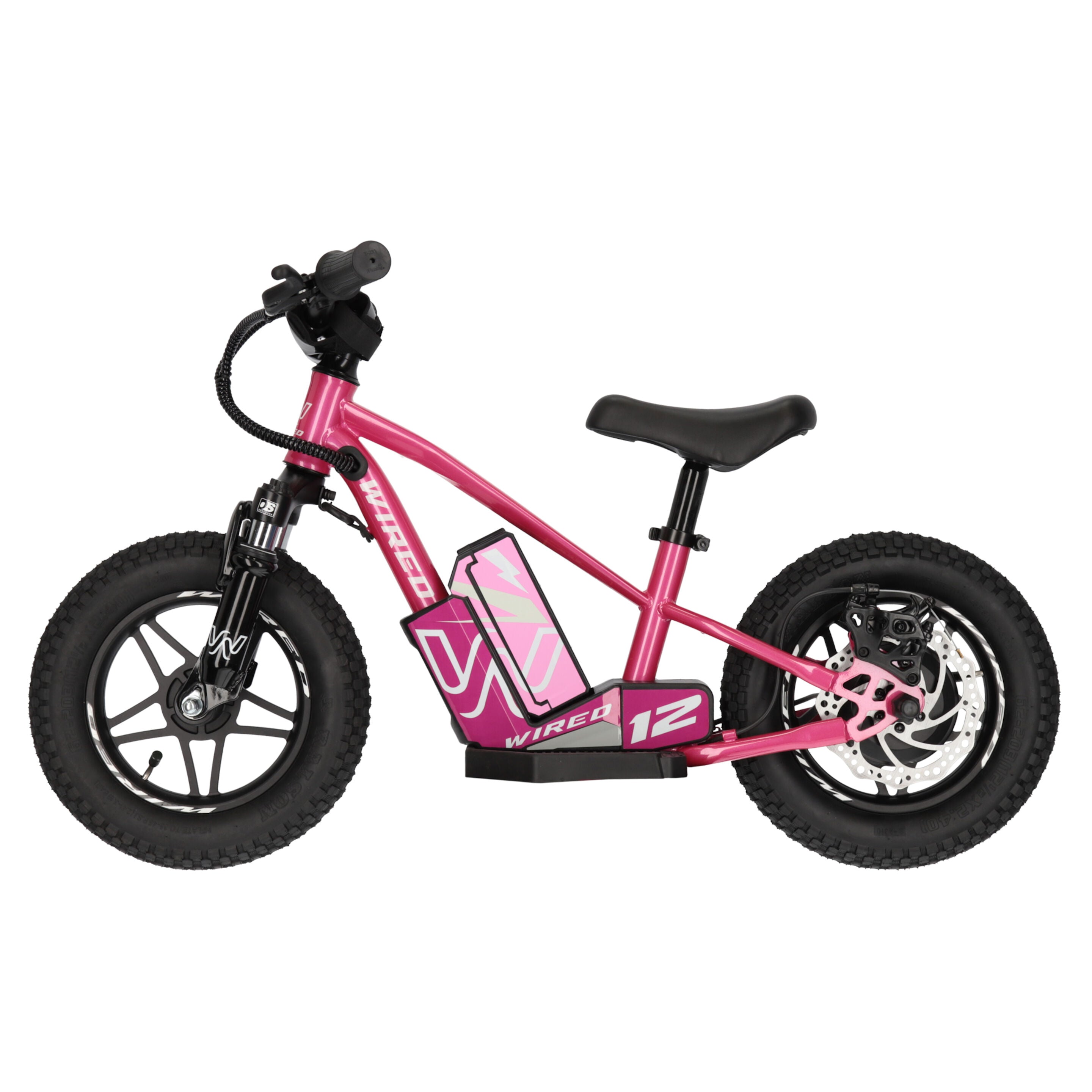 Wired Bikes Electric Balance Bike - Mk II - 12" - Hot Pink