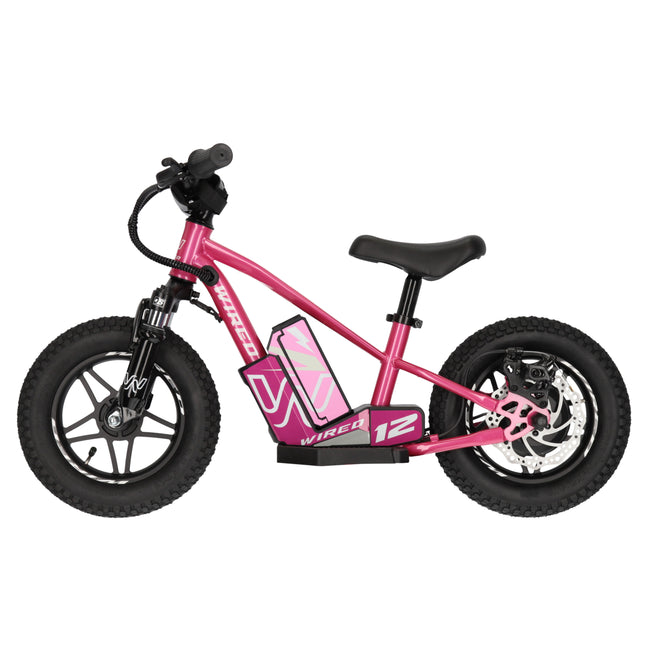 Wired Bikes Electric Balance Bike - Mk II - 12" - Hot Pink Hover Image