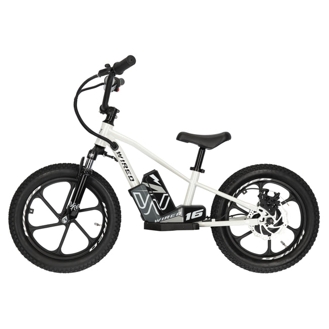 Wired Bikes Electric Balance Bike - Mk II - 16" - Pearl White Hover Image