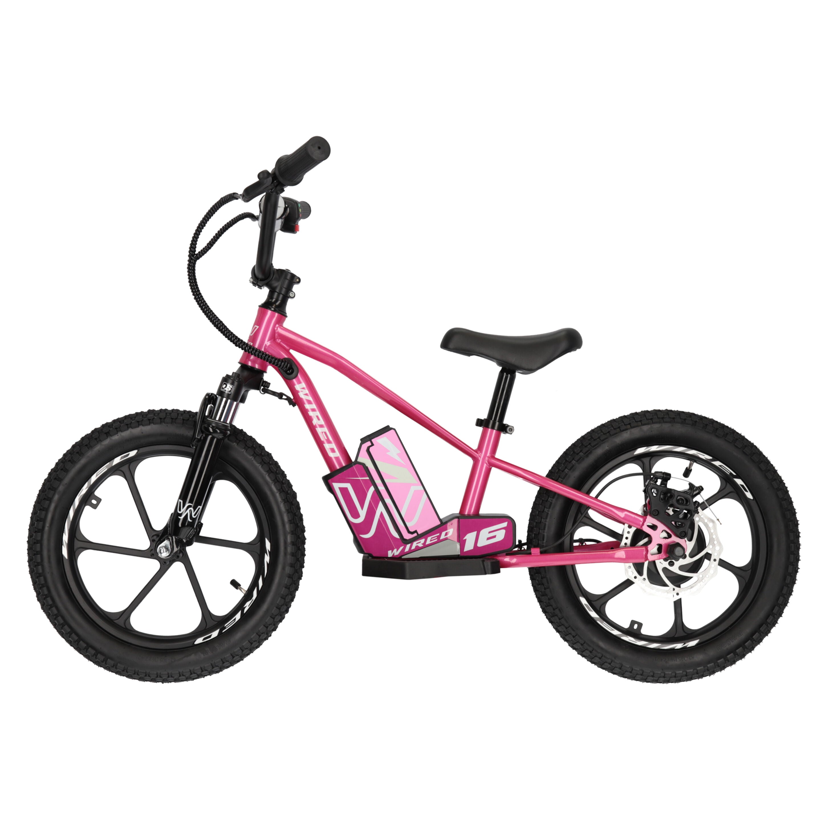 Wired Bikes Electric Balance Bike - Mk II - 16" - Hot Pink