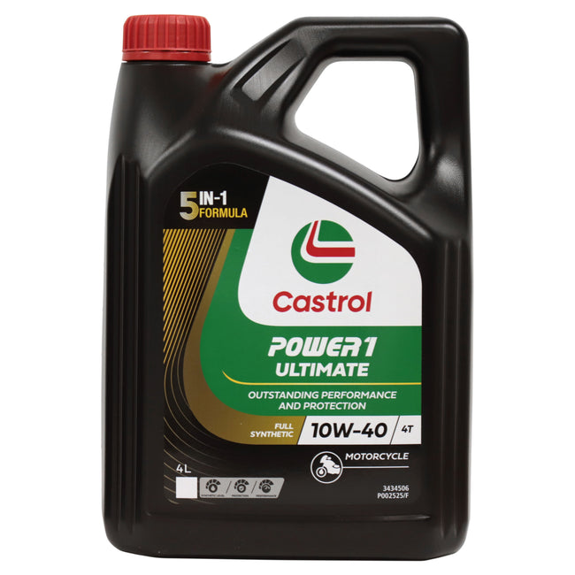 Castrol Power1 Ultimate 10W-40 4 Stroke Oil 4L Hover Image