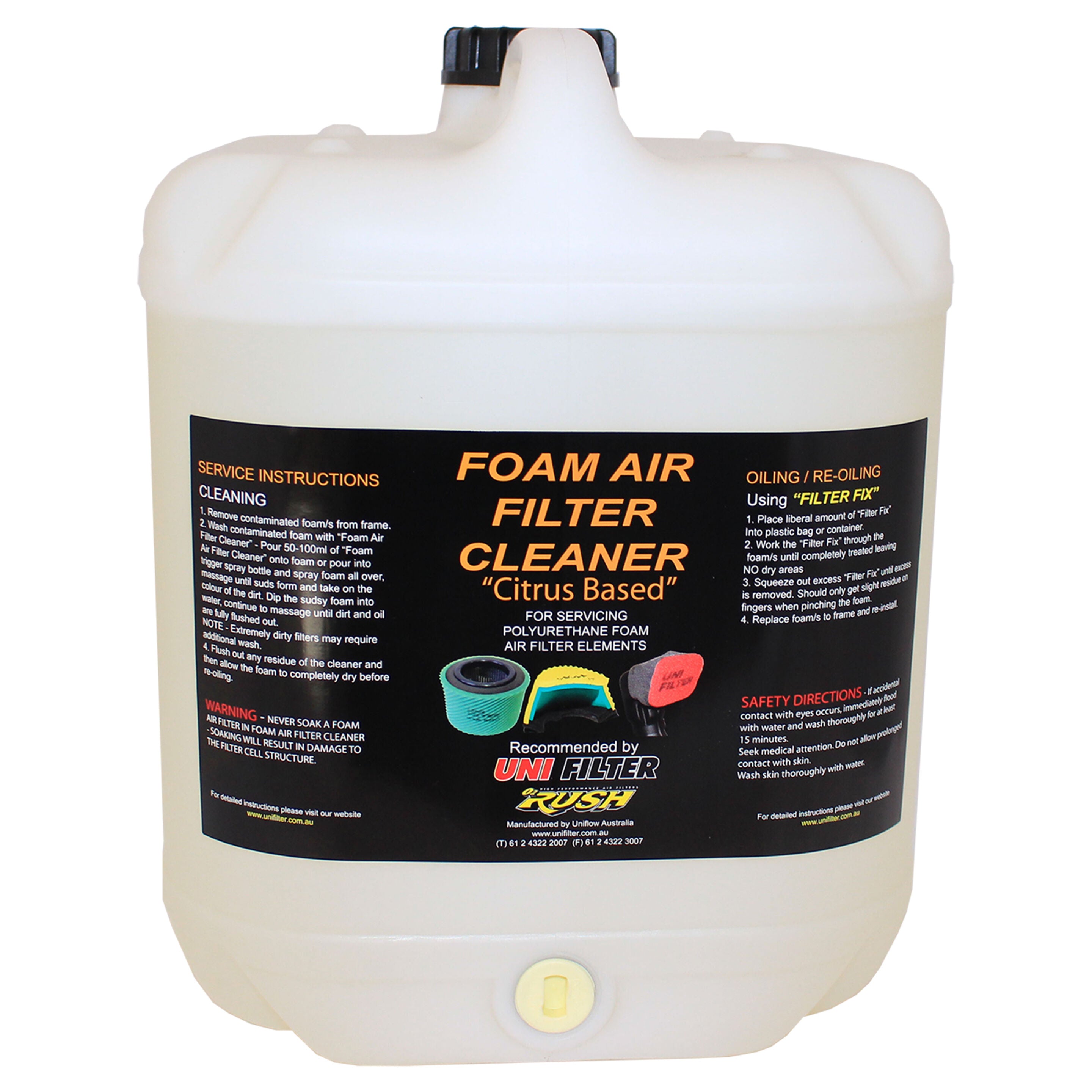 Unifilter Filter Cleaner - 20L
