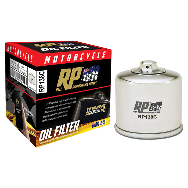 RP Filters - Oil Filter - Chrome - RP138C Hover Image