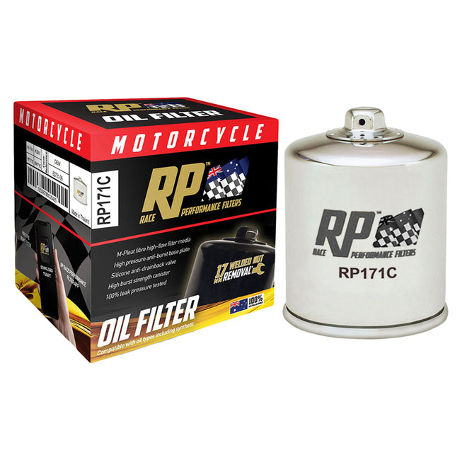 RP Filters - Oil Filter - Chrome - RP171C Hover Image