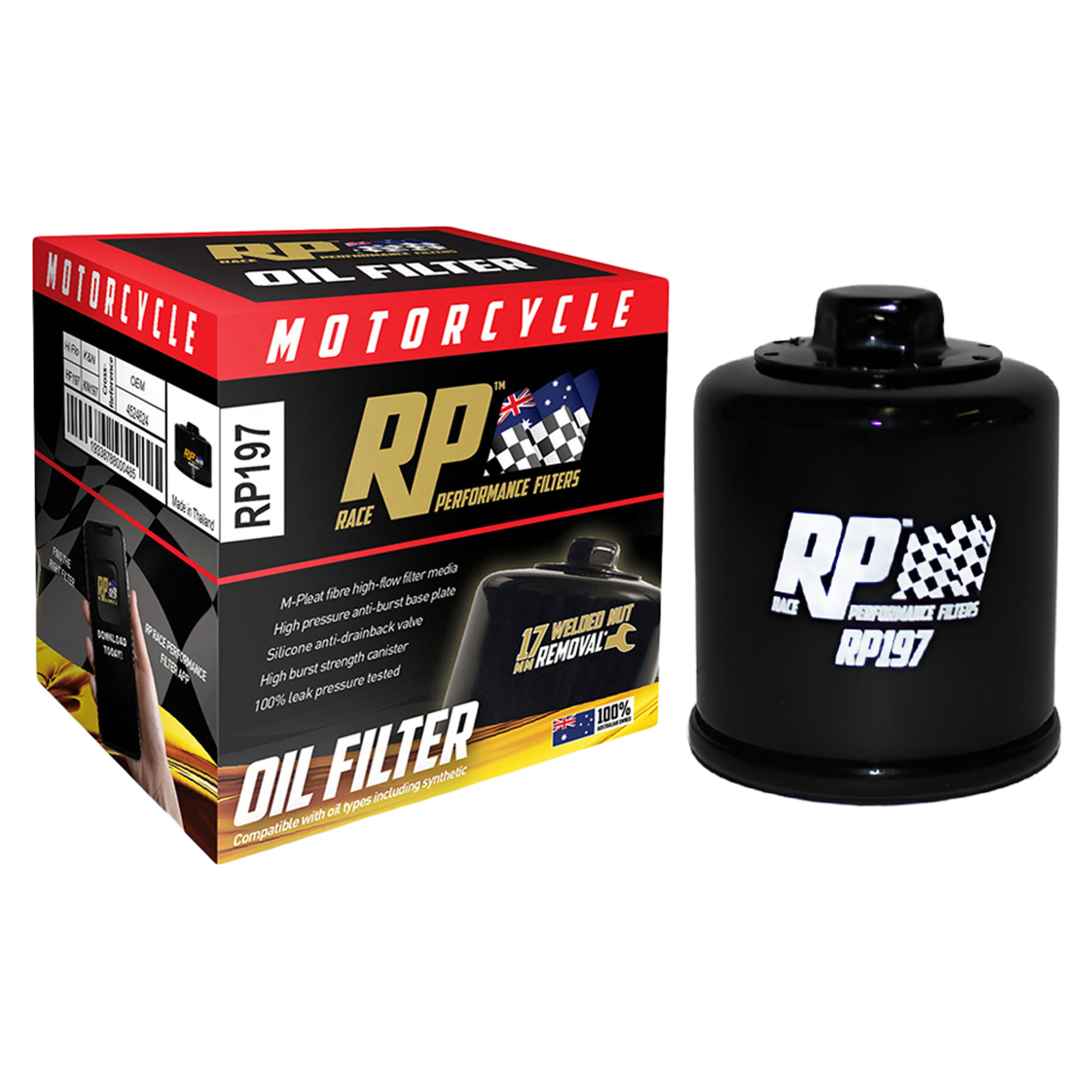 RP Filters - Oil Filter - RP197