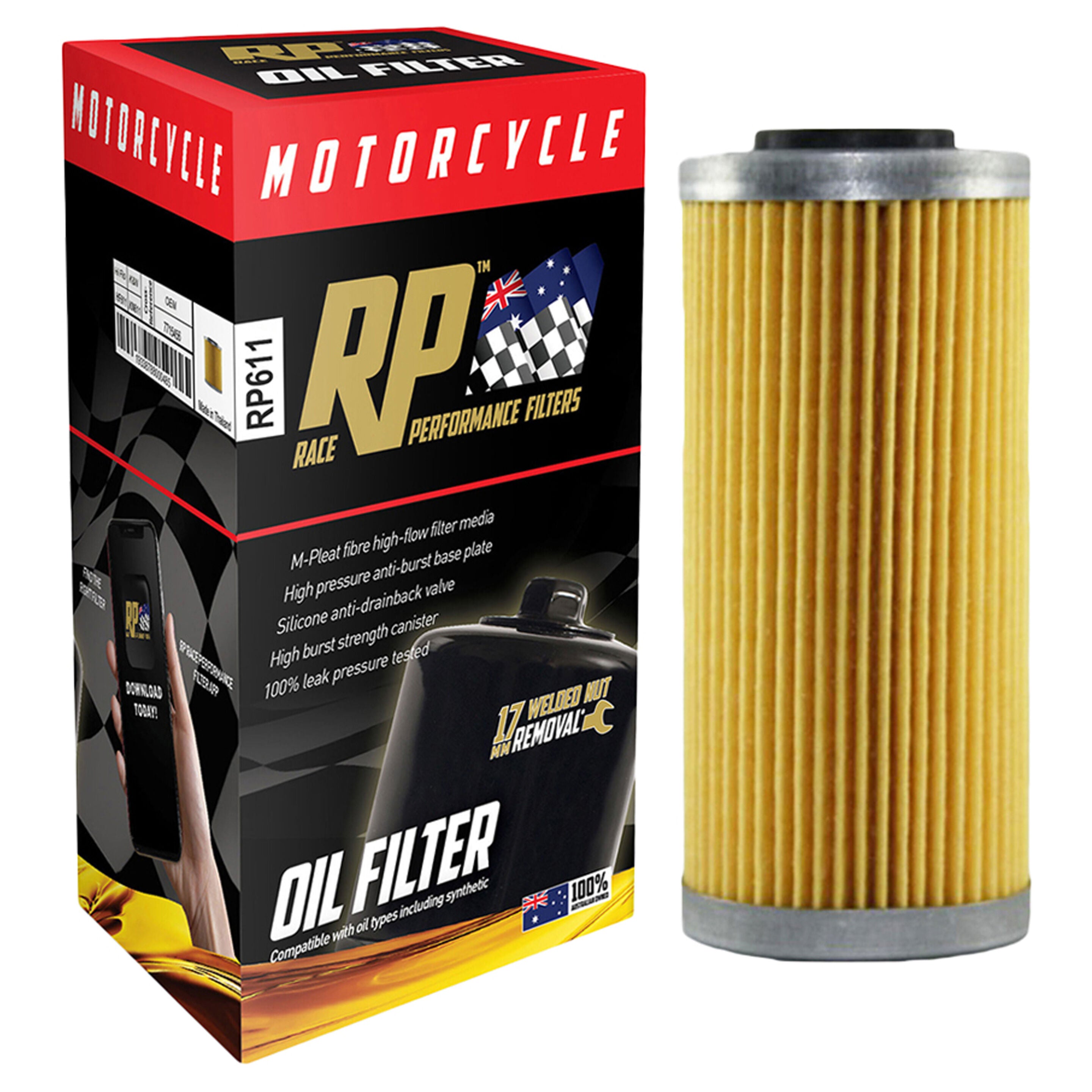 RP Filters - Oil Filter - RP611