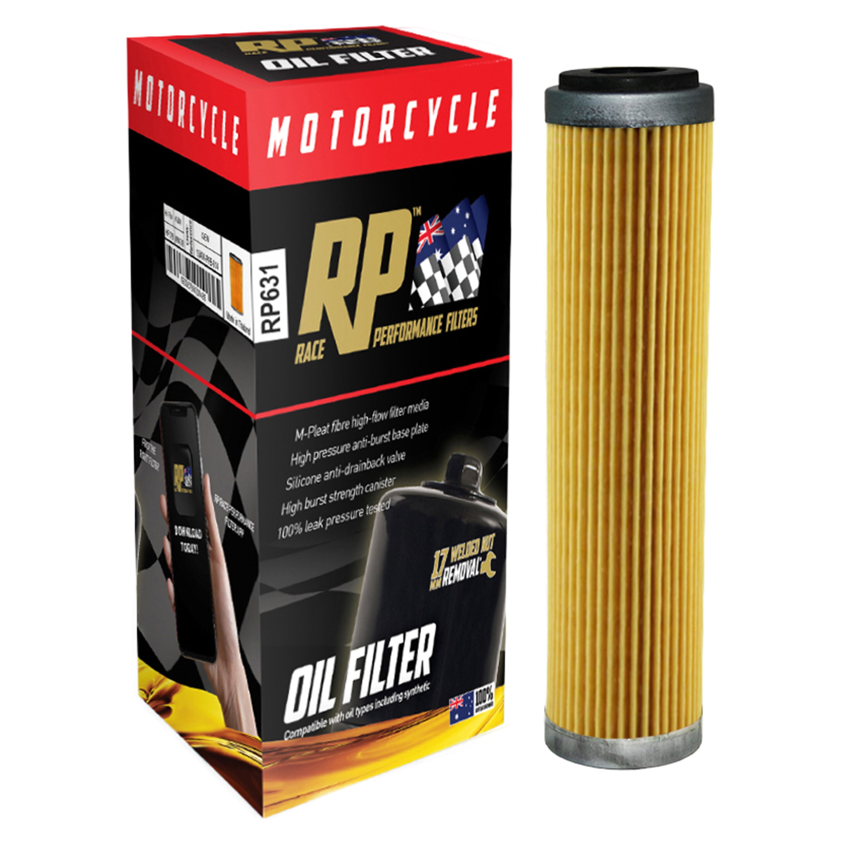 RP Filters - Oil Filter - RP631
