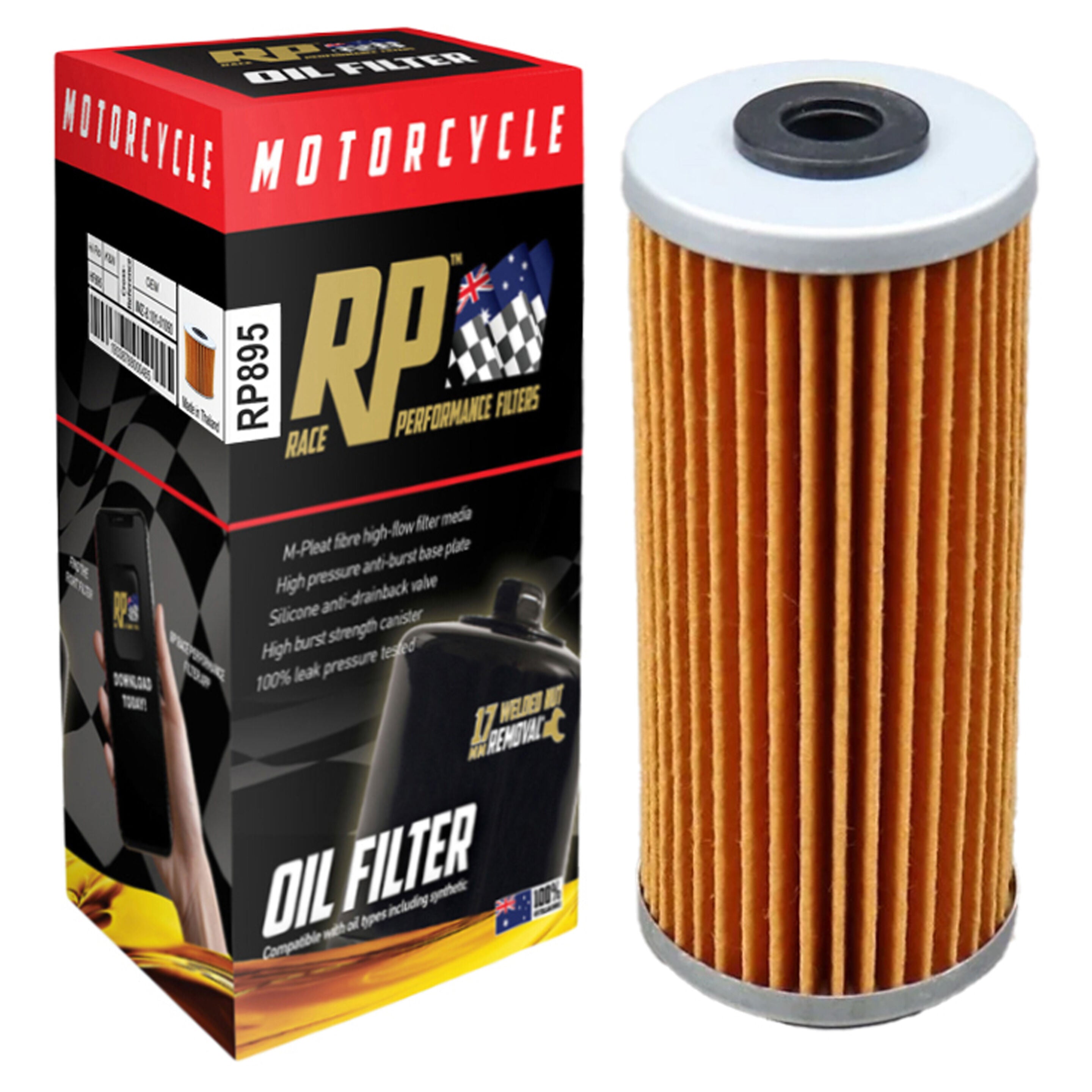 RP Filters - Oil Filter - RP895