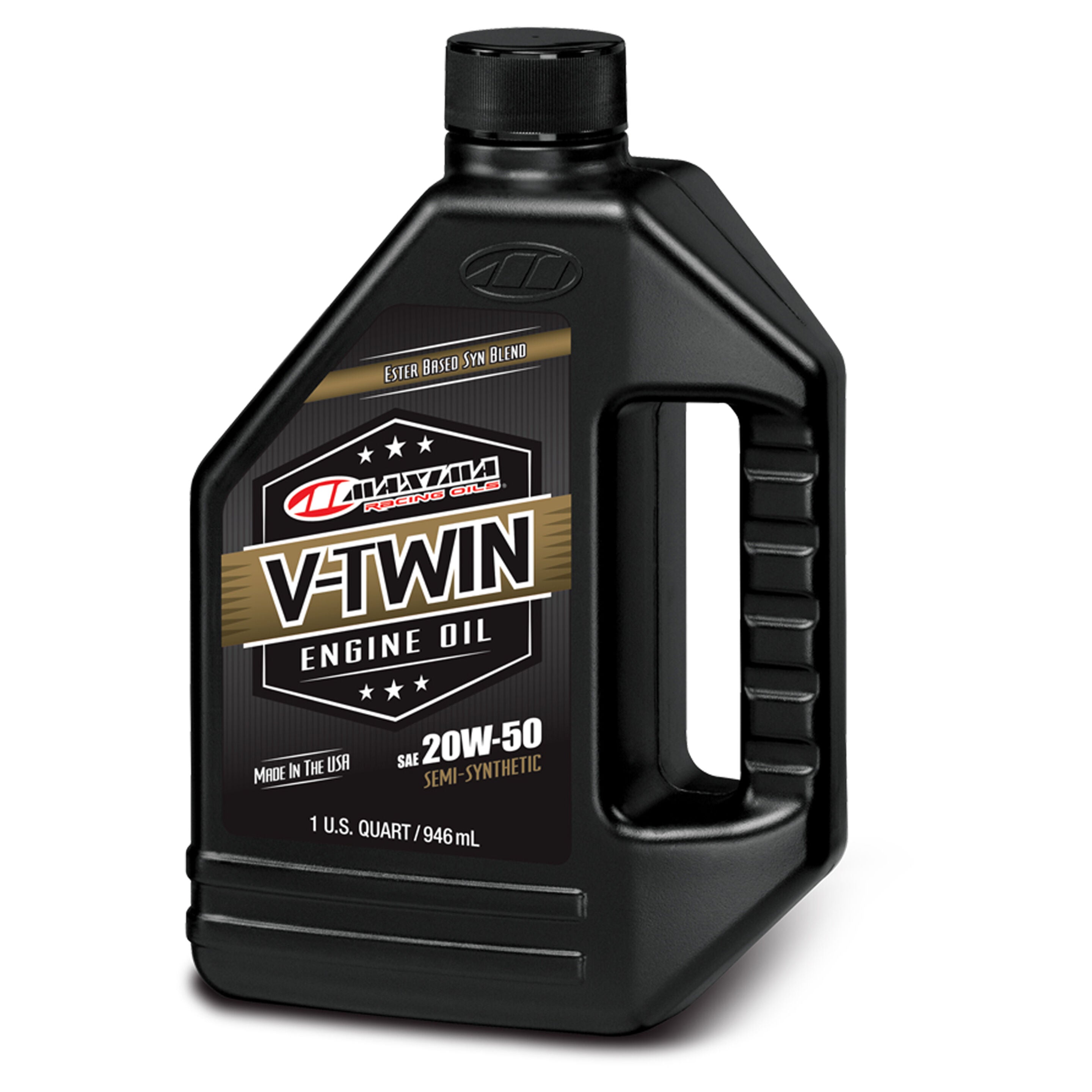 Maxima Racing Oils V-Twin 20W50 Semi-Synthetic 4 Stroke Oil 1L