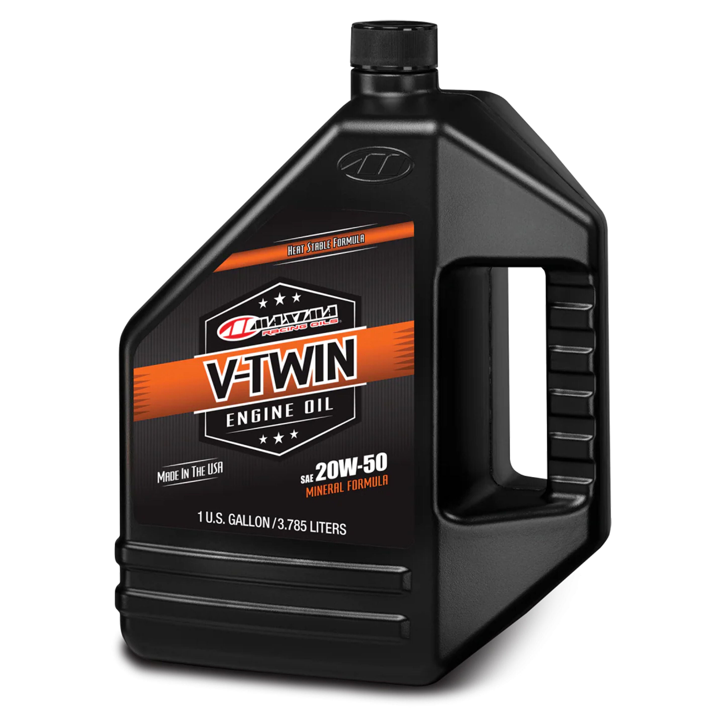 Maxima Racing Oils V-Twin 20W50 Mineral 4 Stroke Oil 3.785L