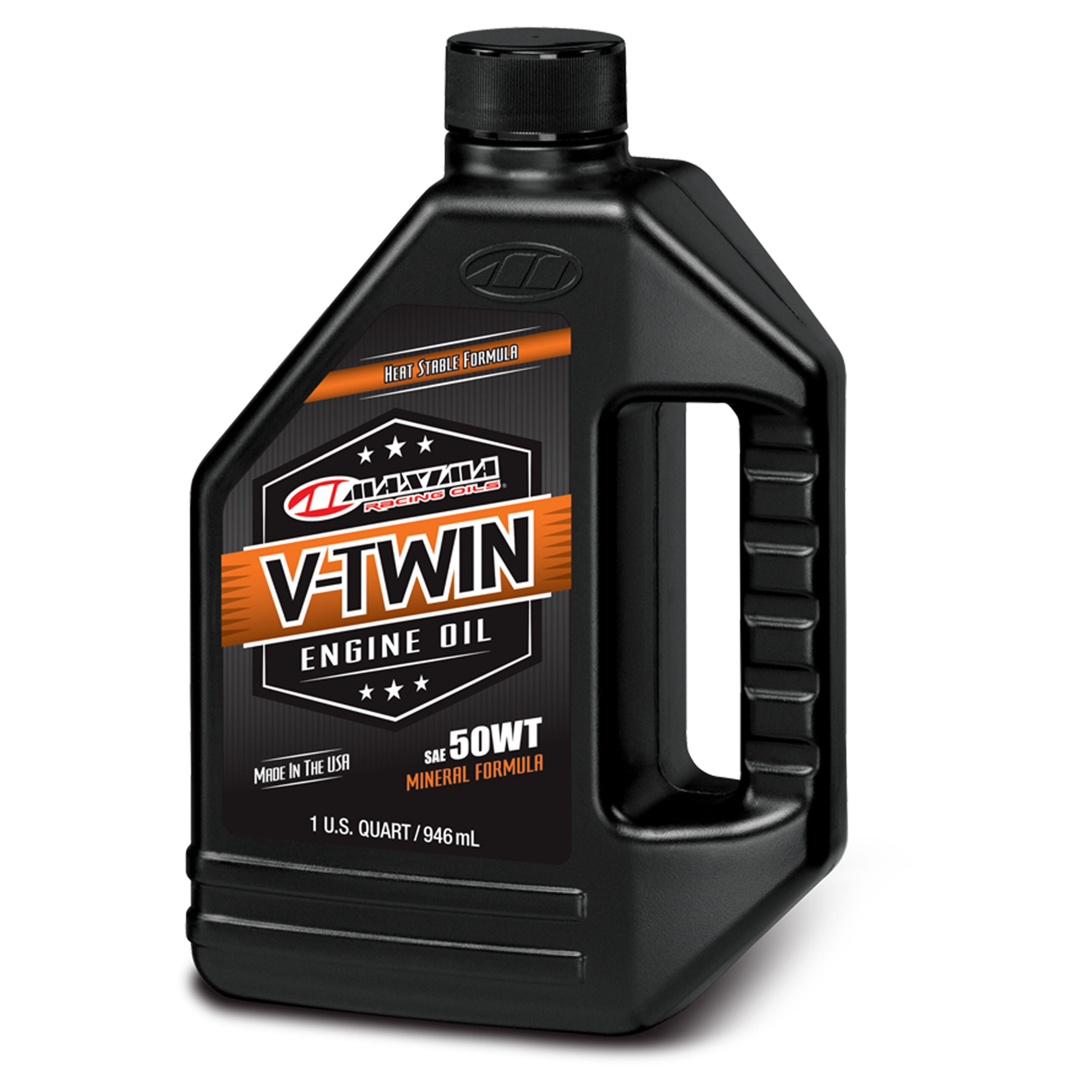 Maxima Racing Oils V-Twin 50WT Mineral 4 Stroke Oil 1L