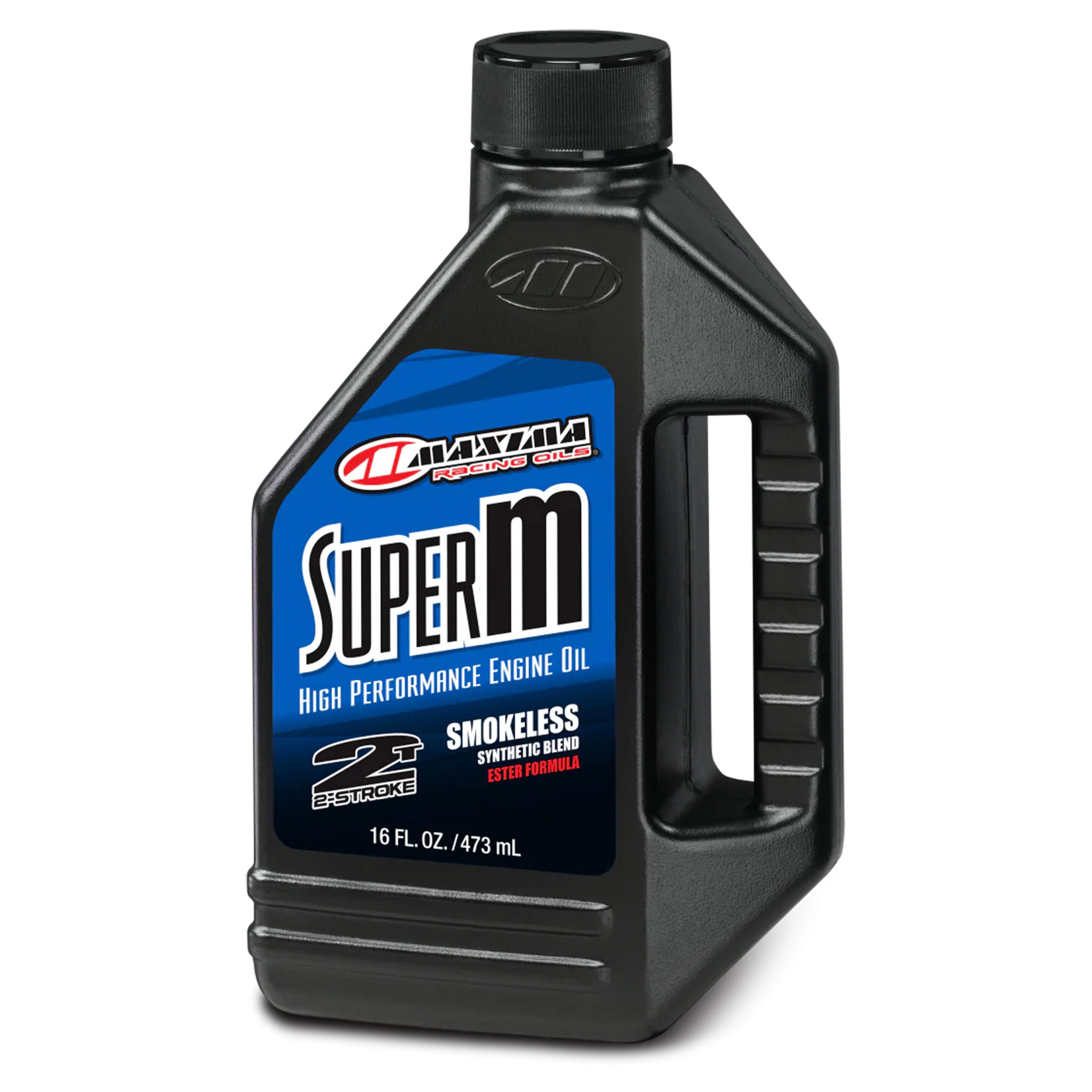 Maxima Racing Engine Oils Super M Smokeless Premix Synthetic 2 Stroke Engine Oil 473mL