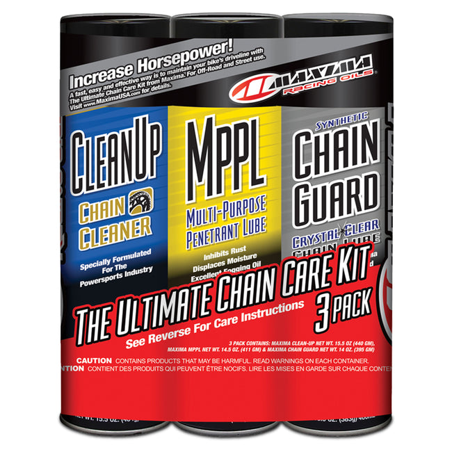 Maxima Racing Oils Chain Guard Ultimate Chain Care Combo Pack - 3 Pack Hover Image