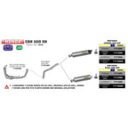 ARROW 71354MI [RAS]: LINK PIPE RE #71712 SIL - HO CBR600RR 07>08