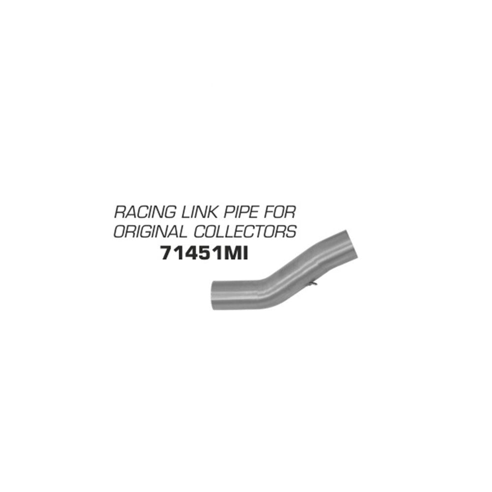 ARROW 71451MI [RAS]: LINK PIPE N-C Stainless steel R #71768 - DU DIAVEL 11>16