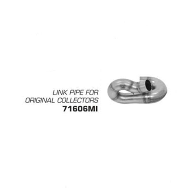 ARROW 71606MI [RAS]: LINK PIPE Stainless steel RE #71818 SIL - HON CBR1000RR 14>16 Hover Image