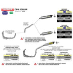 ARROW 71712MK Silencer - INDY-RACE Carbon Fibre with Carbon End Cap