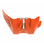 POLISPORT FORTRESS SKID PLATE W/LINKAGE GUARD KTM/HUSQVARNA - ORANGE (75-846-91O)