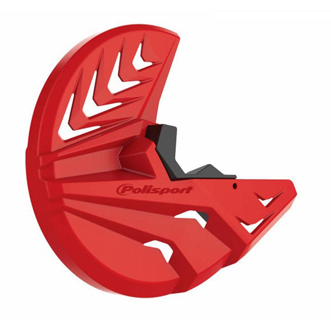 POLISPORT DISC + BOTTOM FORK PROTECTOR HONDA CRF250R/450R 10-14 - RED Hover Image