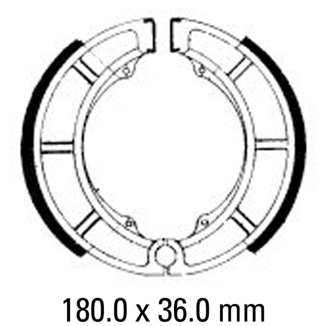 FERODO Brake Shoe Set - FSB784 Hover Image