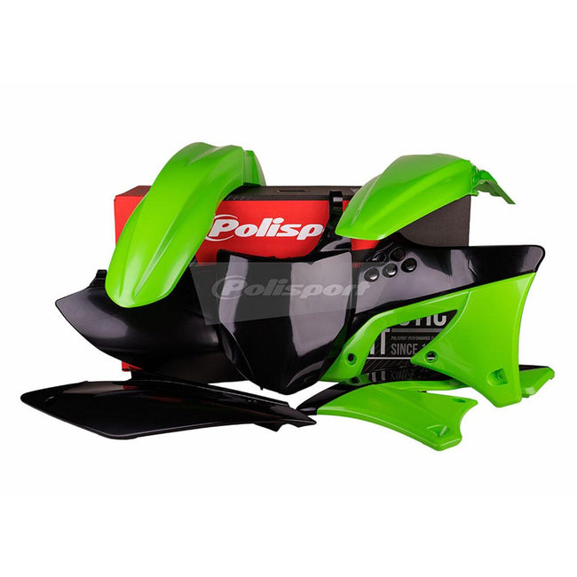 POLISPORT PLASTICS MX KIT KAWASAKI KX250F 09-12 - 2012 OEM COLOUR Hover Image