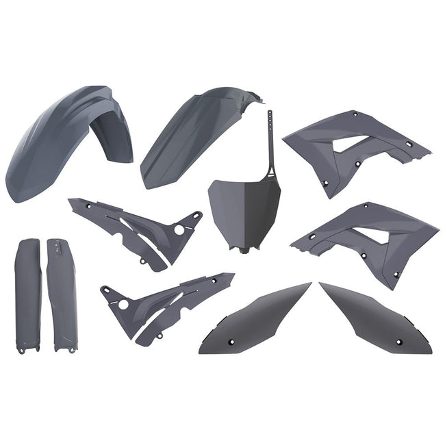 POLISPORT MX KIT - RESTYLE - HONDA CR125/250 02-07 - NARDO GREY - INCLUDES AIRBOX COVERS AND FORK GUARDS Hover Image