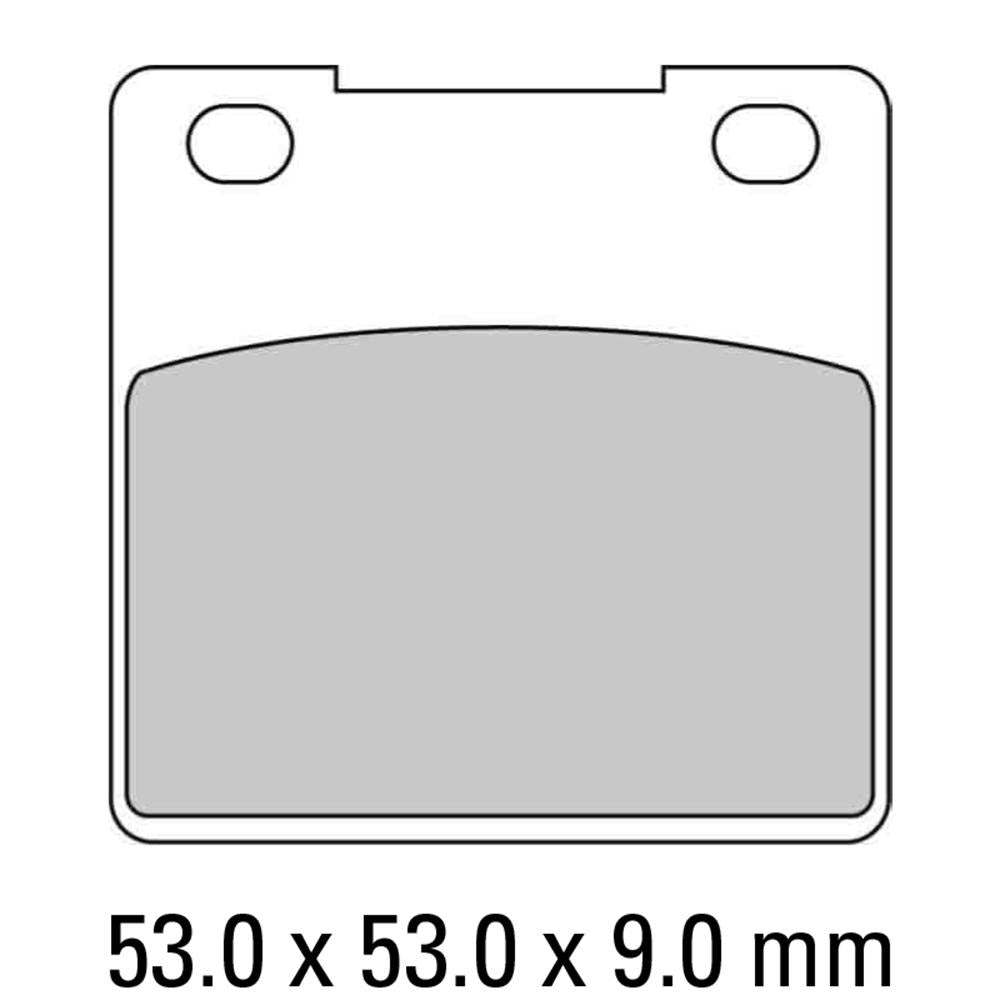 FERODO Disc Pad Set - FDB338 ST Sinter Grip Sintered Compound - Road